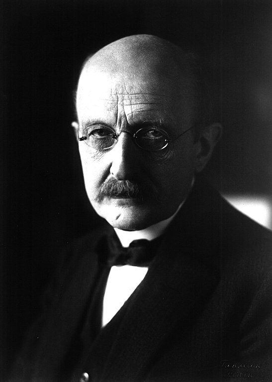 The fathers of spectroscopy, a series, Max Planck